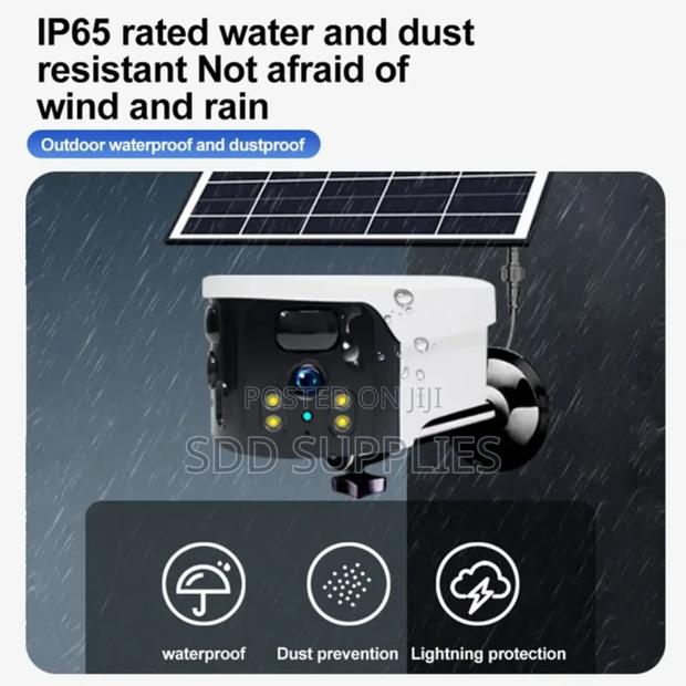 Durable Battery And Large Panel Solar Sim Security Camera · Photo 5