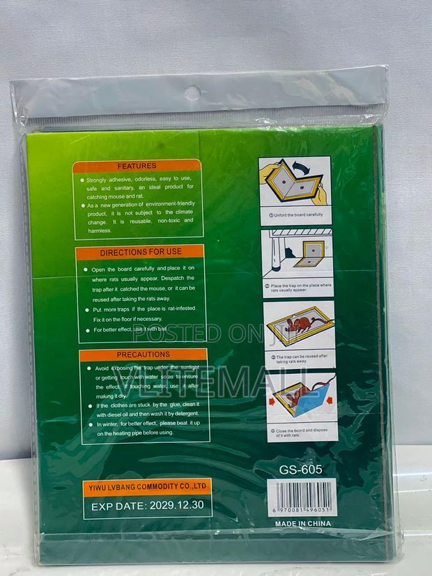 Rat Glue Mouse Catcher Trap (GS-605) · Photo 4