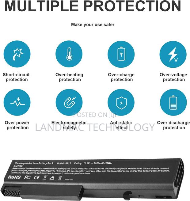 HP 6535 Laptop Battery for HP Compaq 530b, 6535b · Photo 4