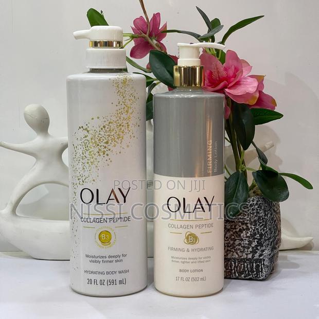 Olay Collagen Peptide Firming Hydrating Body Lotion Wash · Photo 1