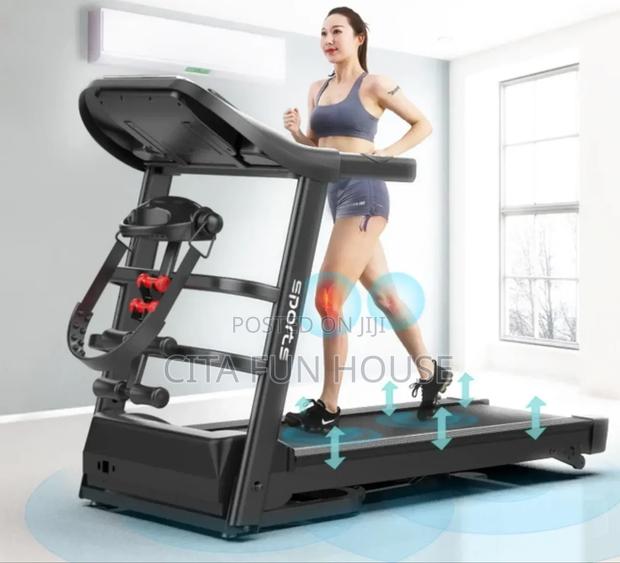 Adjustable/Foldable Treadmill/ Massager, Monitor, Mp3,Usb · Photo 1