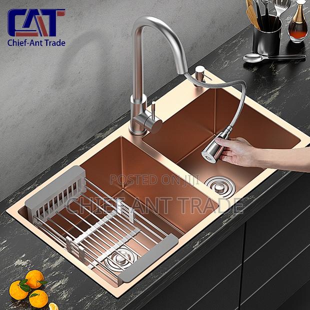 Kitchen Sink. Double Rose Gold. 7843r · Photo 1