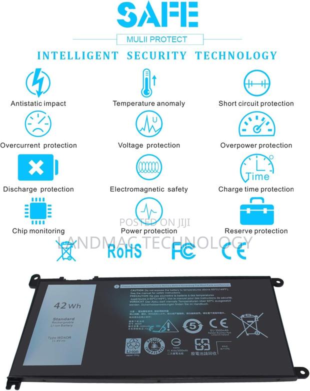 DELL WDXOR Laptop Battery · Photo 4