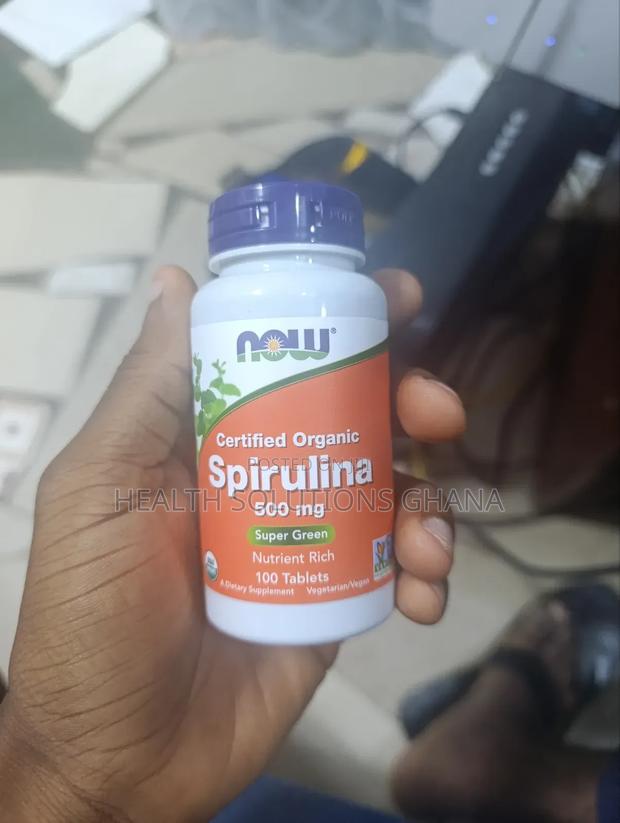 Now Certified Organic Spirulina · Photo 1