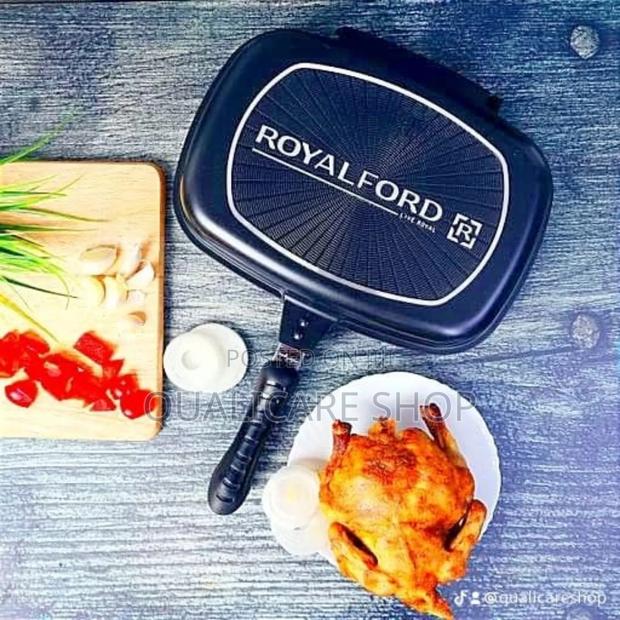 32cm Royalford Die-Casting Non-Stick Double Grill Pan · Photo 3