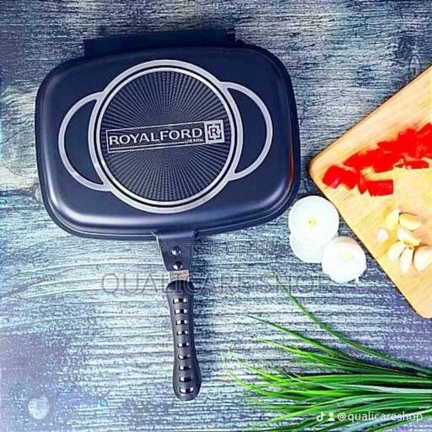 32cm Royalford Die-Casting Non-Stick Double Grill Pan · Photo 4
