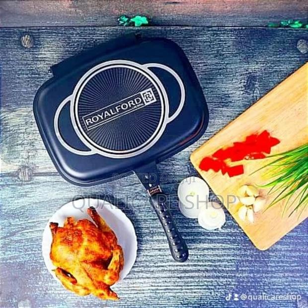 32cm Royalford Die-Casting Non-Stick Double Grill Pan · Photo 5