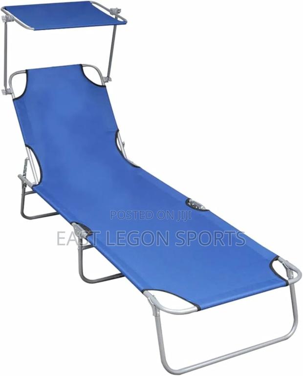 Camp Chair Bed Seat Folding Masarge Sun Lounger · Photo 1