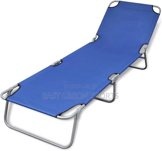 Camp Chair Bed Seat Folding Masarge Sun Lounger · Photo 2