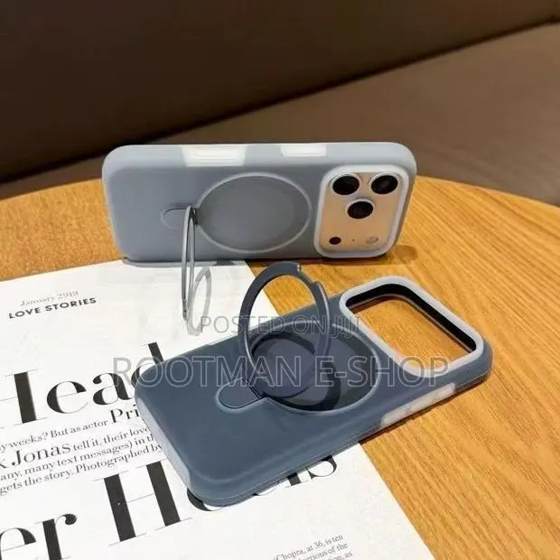 Jelly Matte for Magsafe Stand Case for iPhone 13 14 15 16 17 Pro Max · Photo 1