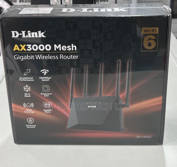D-Link Ax3000 Mesh Gigabit Wireless Router (Dir-X3000z) · Photo 1