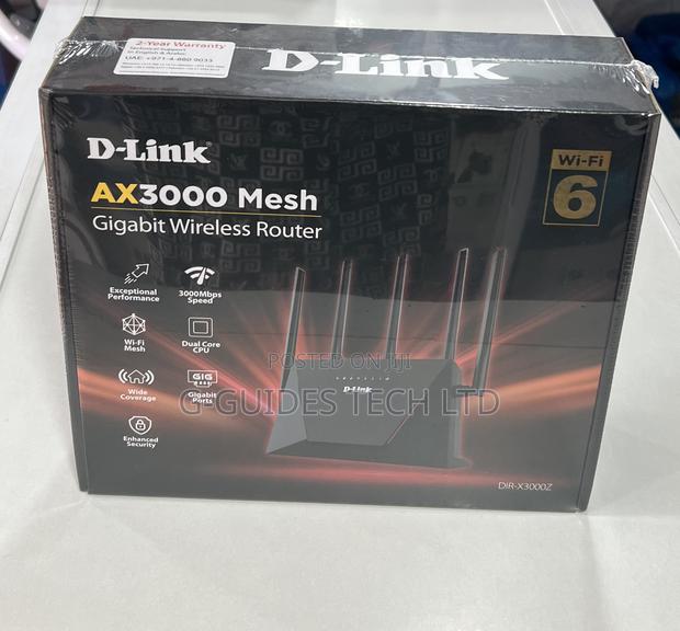 D-Link Ax3000 Mesh Gigabit Wireless Router (Dir-X3000z) · Photo 6