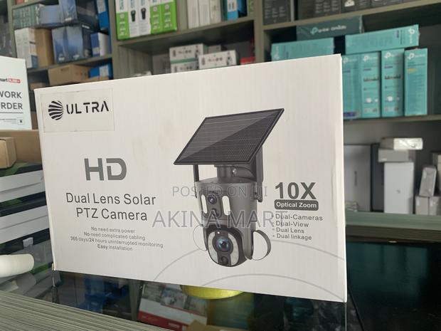 4G Dual Lens PTZ Solar Camera With 10X Zoom