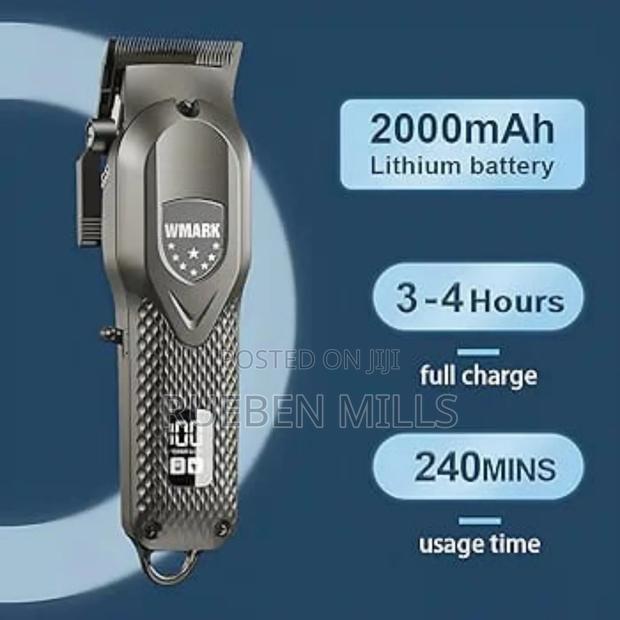 Cordless Wmark Beauty Device Hair Clipper Barbering Machine · Photo 2