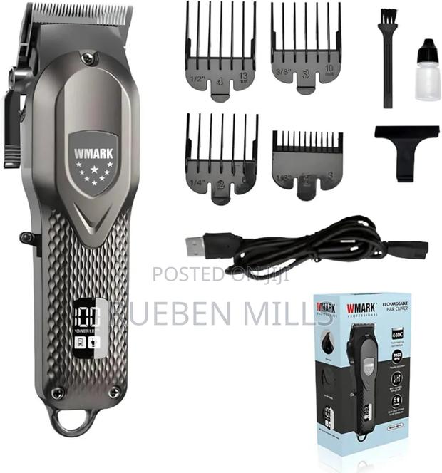 Cordless Wmark Beauty Device Hair Clipper Barbering Machine · Photo 1