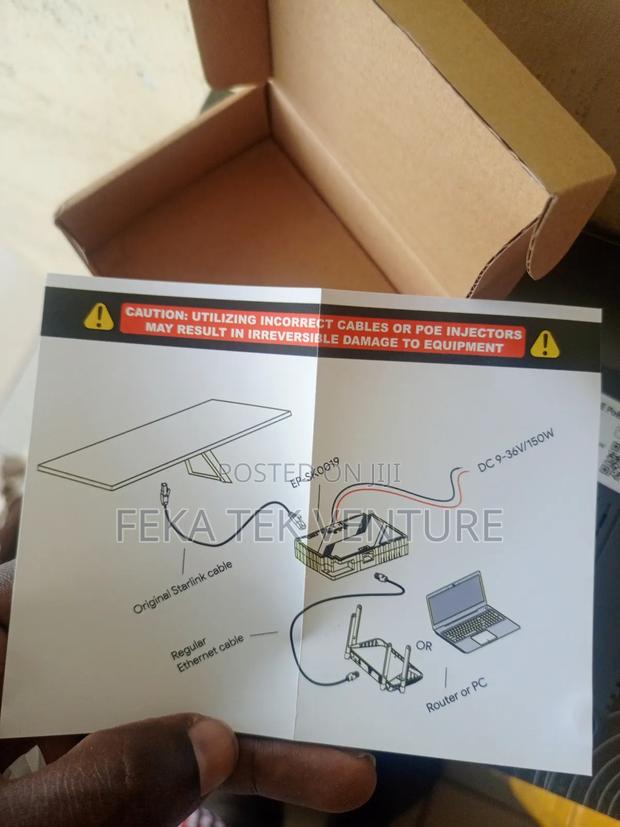 Starlink Gen3 Bypass 2 in 1 Poe Injector - 150w · Photo 2