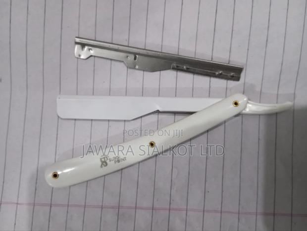 Shaving Straight Razor Throat Cut Stainless Steel Head · Photo 2