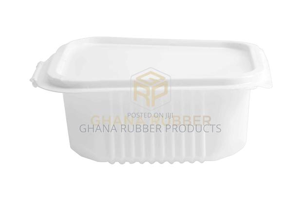 Clamshell Deli Containers 500cc White HRC-2 (400pcs) · Photo 1