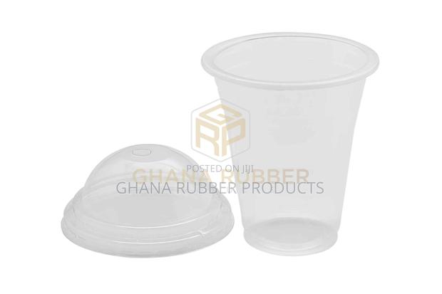 Disposable Plastic Cups 350cc + Domed Lids (1500pcs) · Photo 1