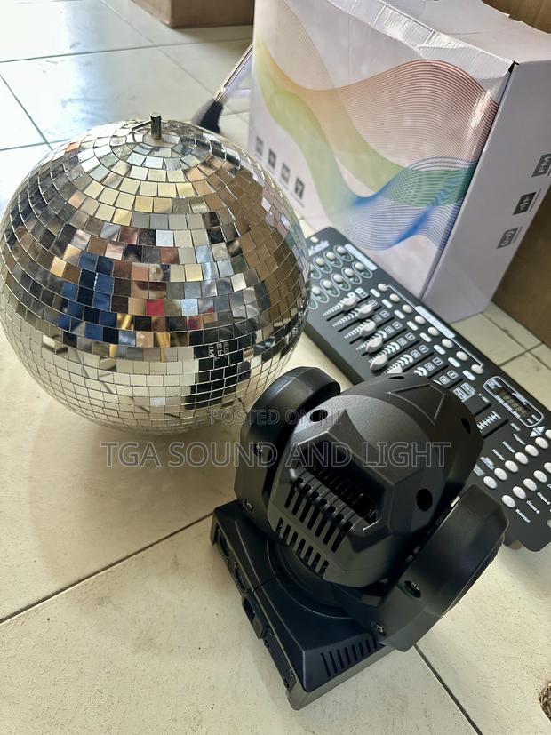 Mirror Ball, LED Spotlight and Mixer · Photo 2