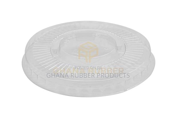 Flat Lids With No Hole Transparent Small Size (1500pcs) · Photo 1