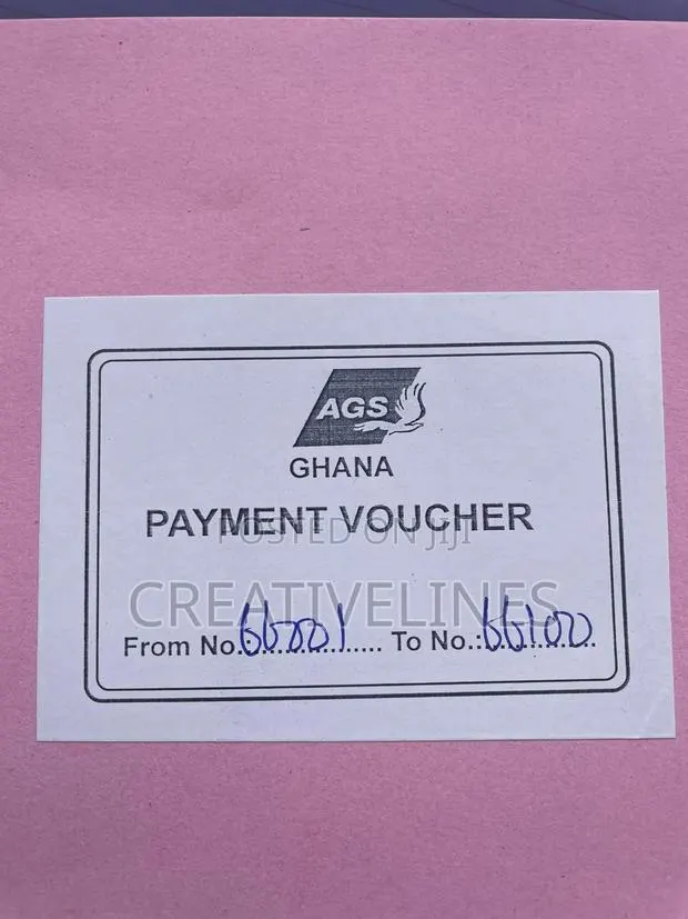 Payment Coucher Customisation · Photo 1