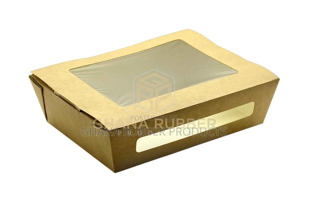 Kraft Meal Boxes With Window Large (200pcs) · Photo 1