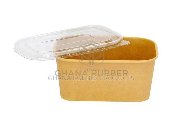 Kraft Rectangular Container 1000ml + Lids (300pcs) · Photo 2