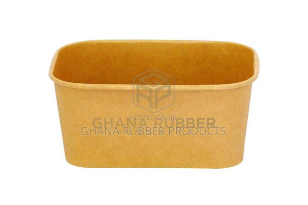 Kraft Rectangular Container 1000ml + Lids (300pcs) · Photo 3