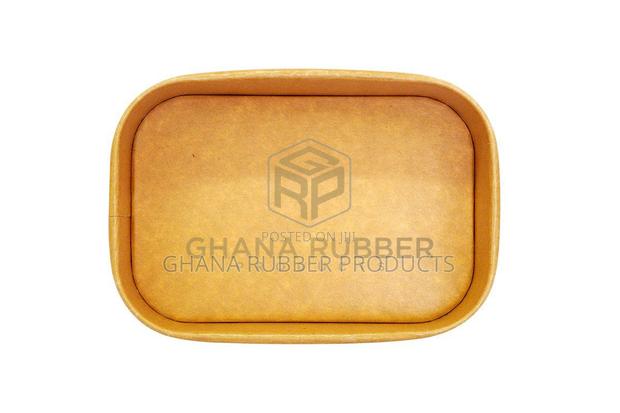 Kraft Rectangular Container 500ml + Lids (300pcs) · Photo 1