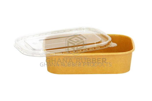 Kraft Rectangular Container 500ml + Lids (300pcs) · Photo 2