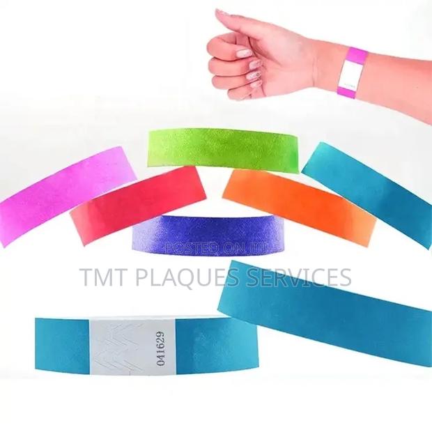 TYVEK Wristbands Tickets for Events and Programs · Photo 1