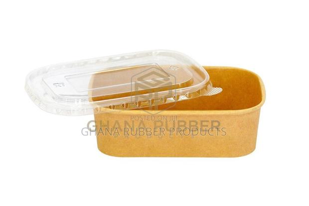 Kraft Rectangular Container 650ml + Lids (300pcs) · Photo 1
