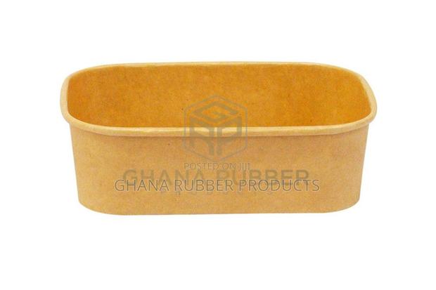 Kraft Rectangular Container 650ml + Lids (300pcs) · Photo 3