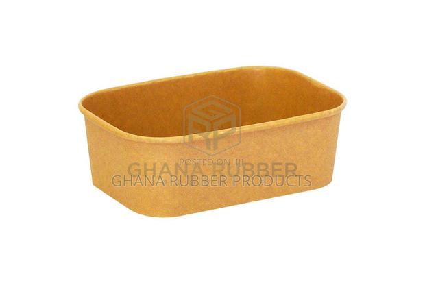 Kraft Rectangular Container 750ml + Lids (300pcs) · Photo 1