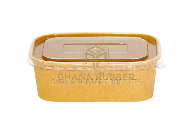 Kraft Rectangular Container 750ml + Lids (300pcs) · Photo 3