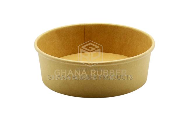 Kraft Round Bowl + Lids 500ml (600pcs) · Photo 2