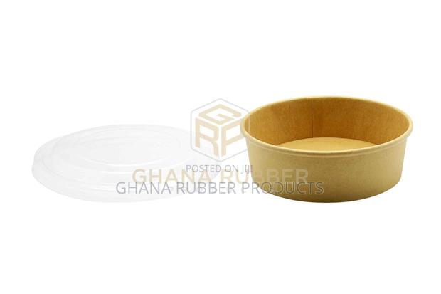 Kraft Round Bowl + Lids 500ml (600pcs) · Photo 3
