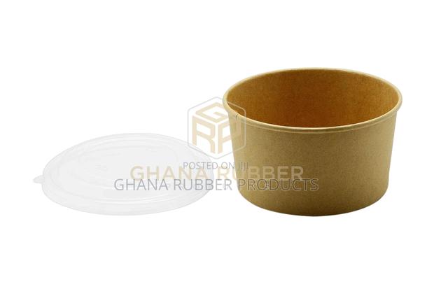 Kraft Round Bowl + Lids 750ml (600pcs) · Photo 1