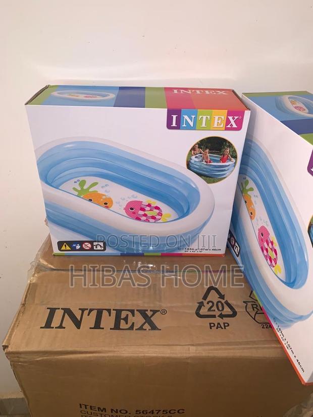 Oval Shape Inflatable Swimming Pool Intex Pools 163 X 107cm · Photo 2