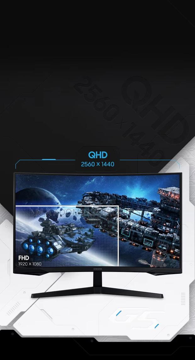 Samsung 27” QHD Resolution 165hz Curved Screen 16:9 Ratio · Photo 1