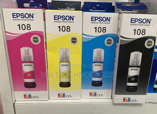 Epson Original Ecotank 108 Ink Bottle 70ml in ¢320 Per Color · Photo 1