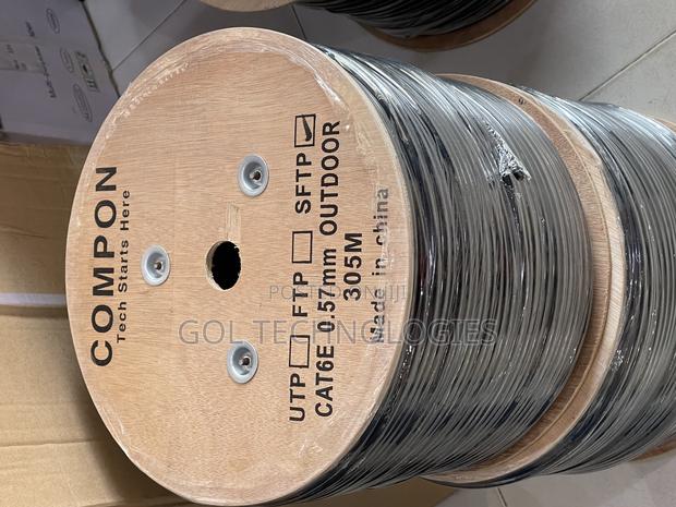 Cat6 SFTP Outdoor Double Coated Cable 305m Compon Original · Photo 2