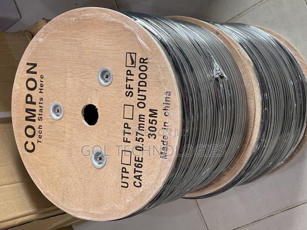 Cat6 SFTP Outdoor Double Coated Cable 305m Compon Original · Photo 1