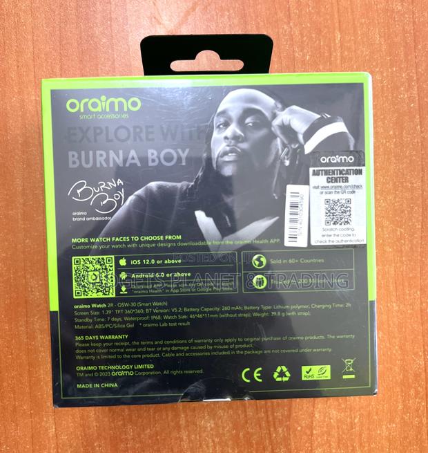 Oraimo Watch 2r 1.39" TFT Ip68 Smart Watch | Osw-30 · Photo 3