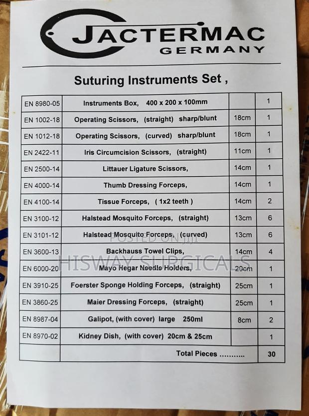 Suturing Set · Photo 1