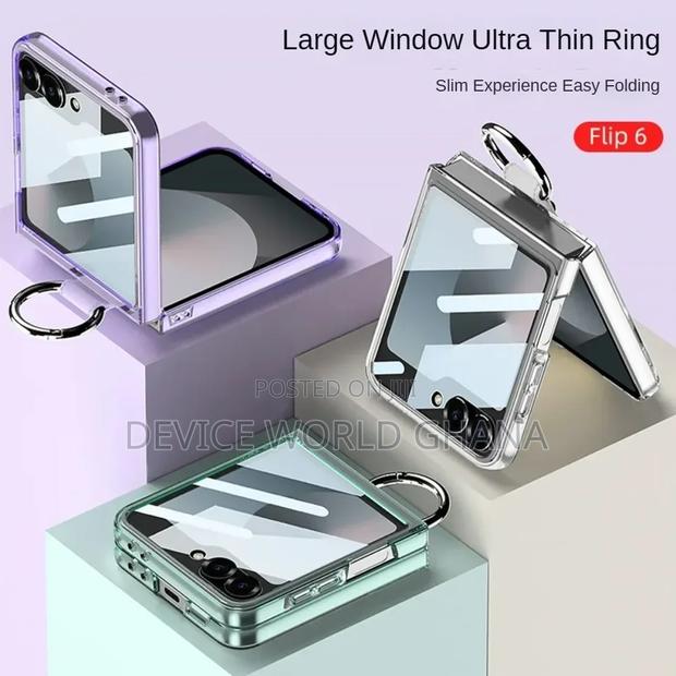 Unc Transparent Color Case Available for Samsung Z Flip 6, 5 · Photo 1