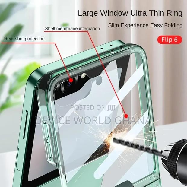 Unc Transparent Color Case Available for Samsung Z Flip 6, 5 · Photo 3