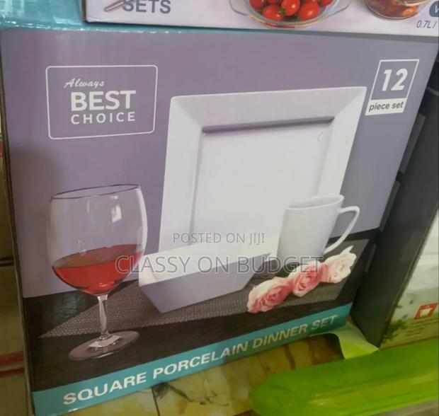 12pcs Dinnerset- Square · Photo 1