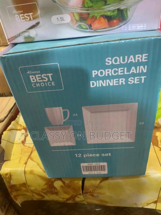 12pcs Dinnerset- Square · Photo 2